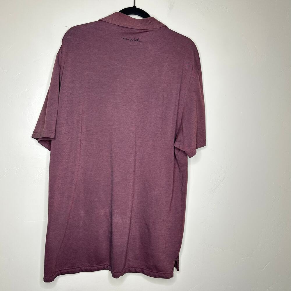 Travis Mathew Polo Shirt Lot Bundle Burgundy Blue Black Golf Performance Mens XL - Picture 3 of 10